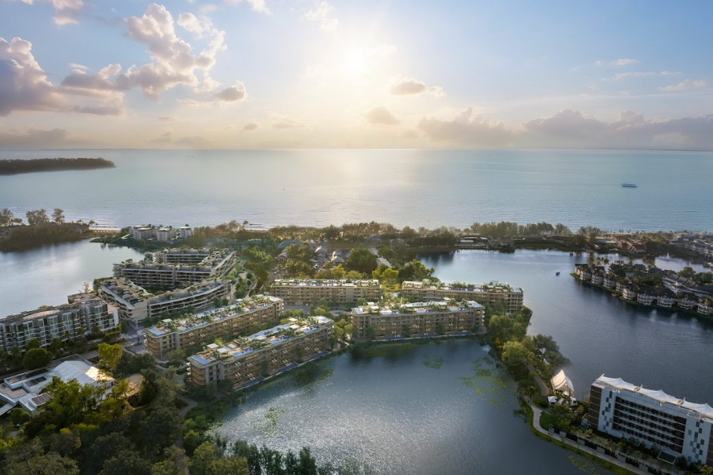 Laguna Phuket aerial view luxury villas and residences