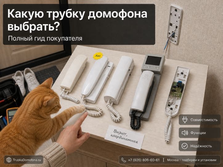 Какую трубку домофона выбрать для квартиры: полный гид покупателя