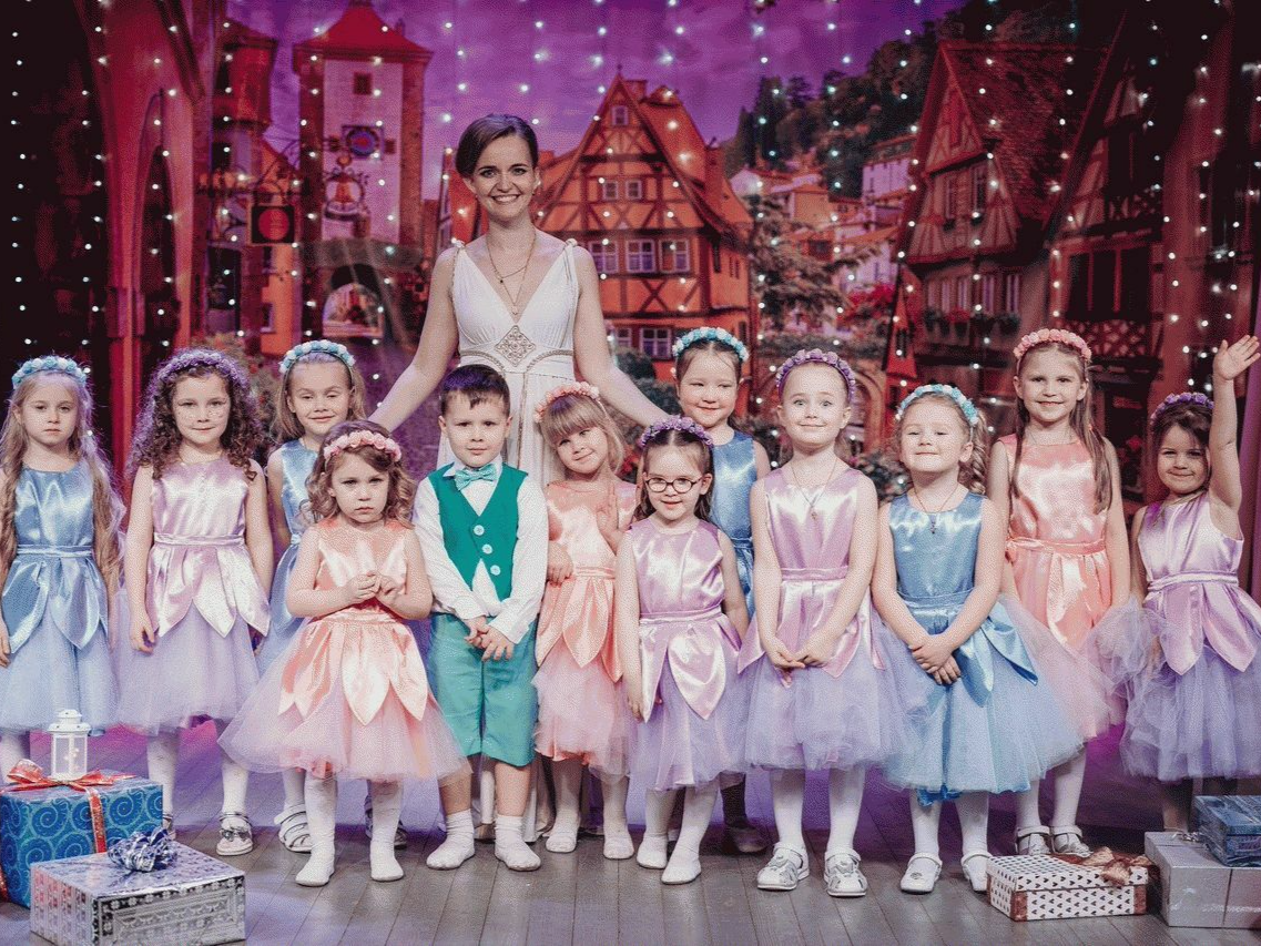 Ксения Семёнова с учениками фото