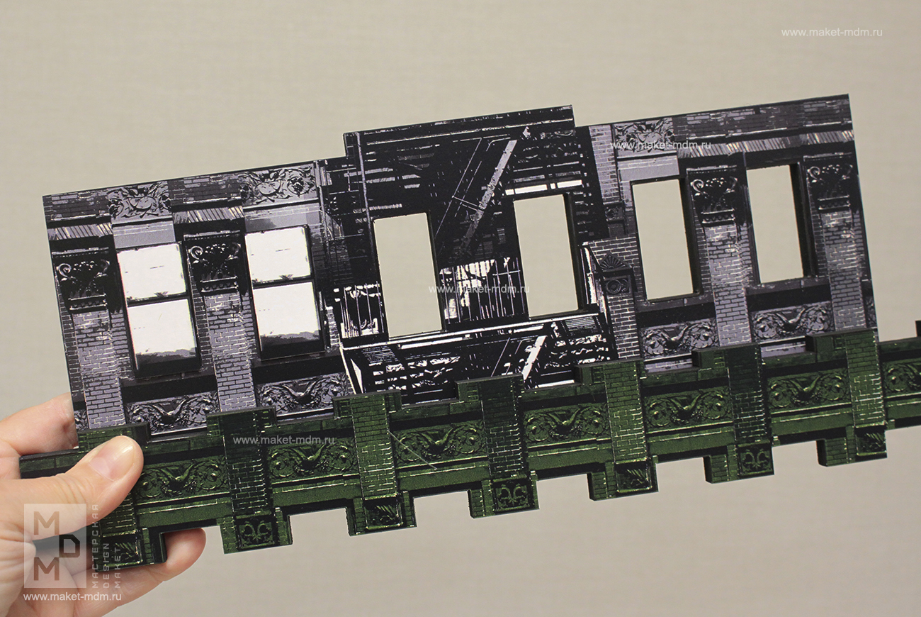 макет декораций к спектаклю Пик Ник Электротеатра Станиславский