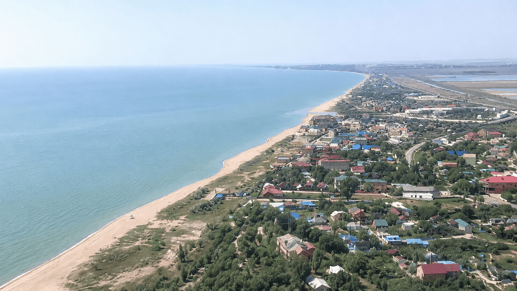 Вид на станицу Должанскую летом с высоты птичьего полета
