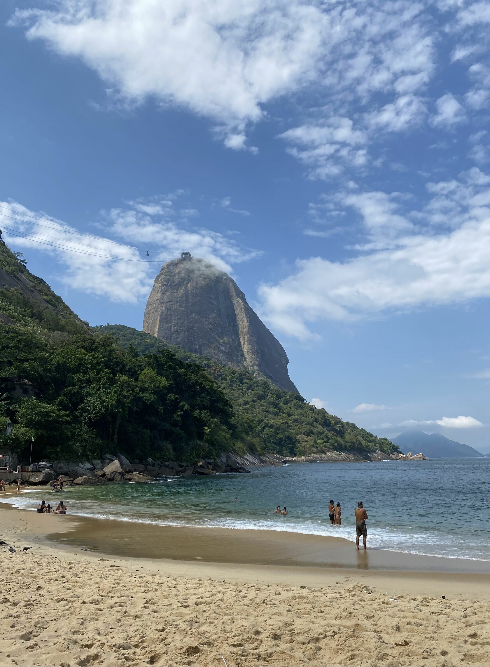 Praia Vermelha, или Красный пляж в Рио-де-Жанейро