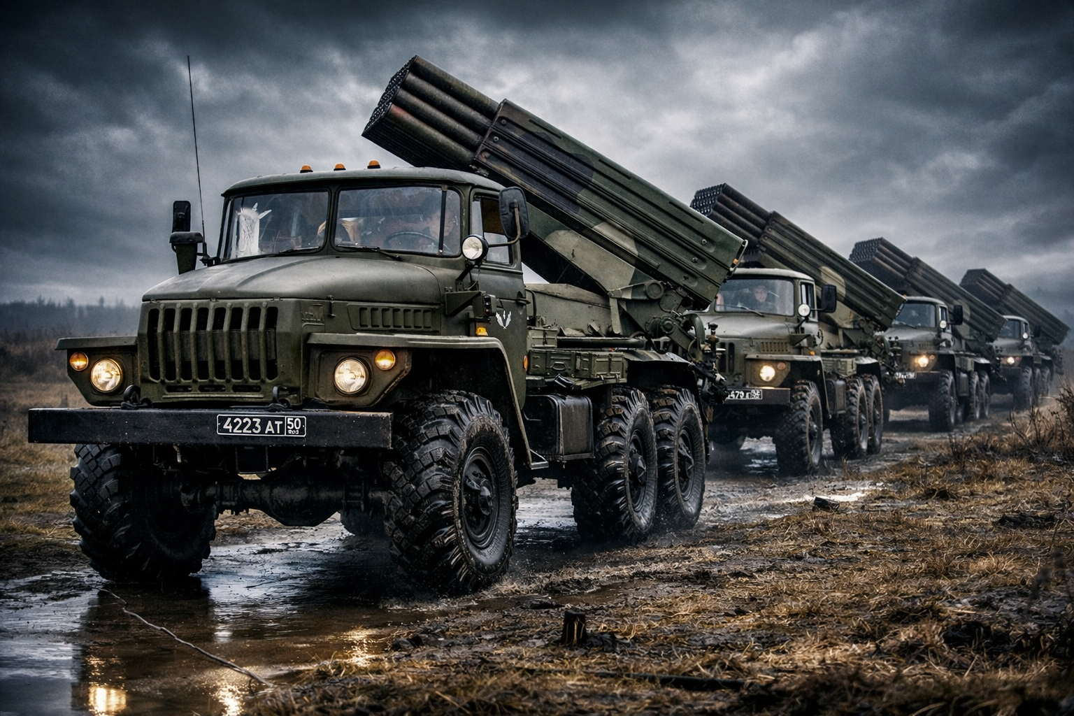 БМ-21 Град — общий вид модели