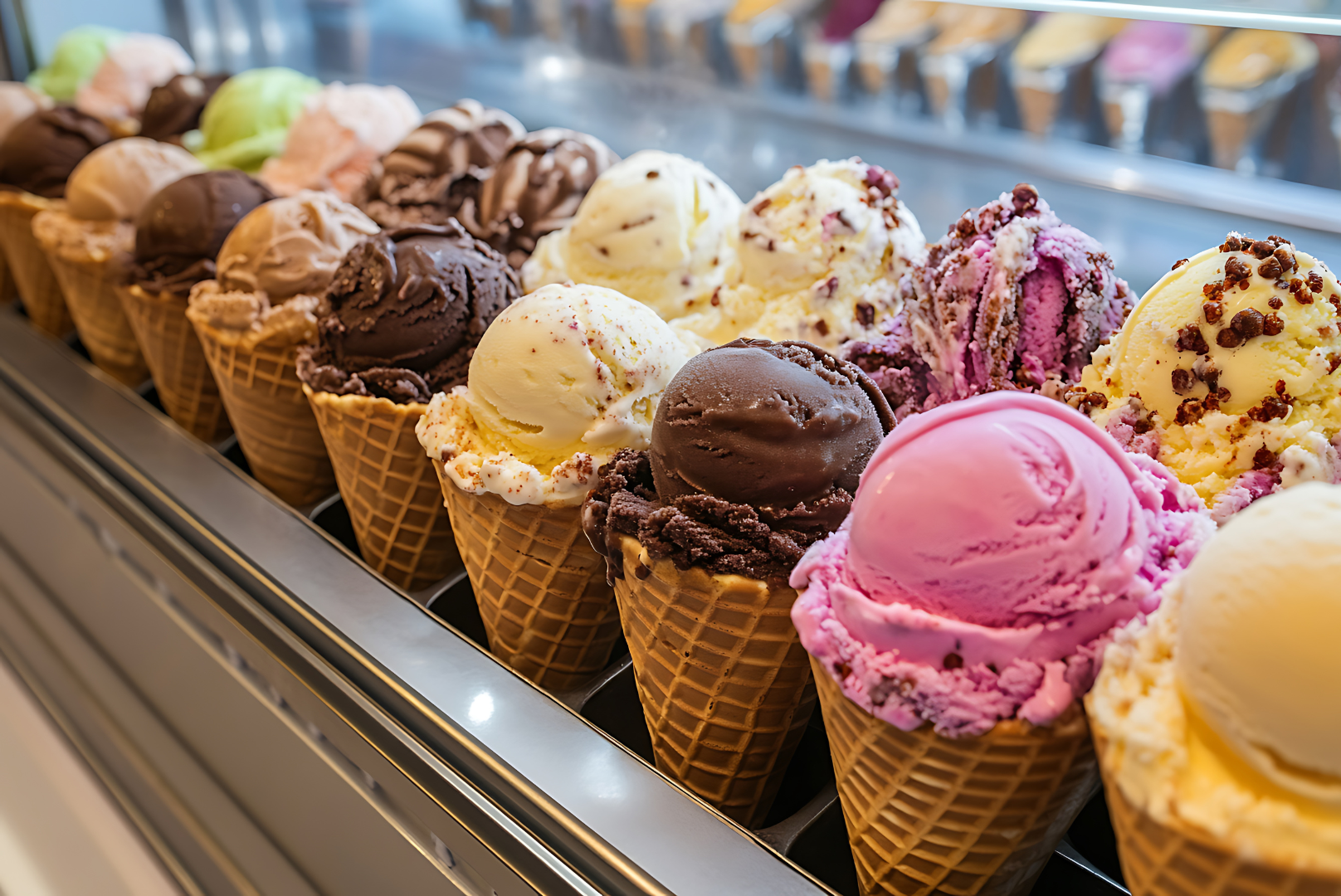 Италия. Индустриальное мороженое