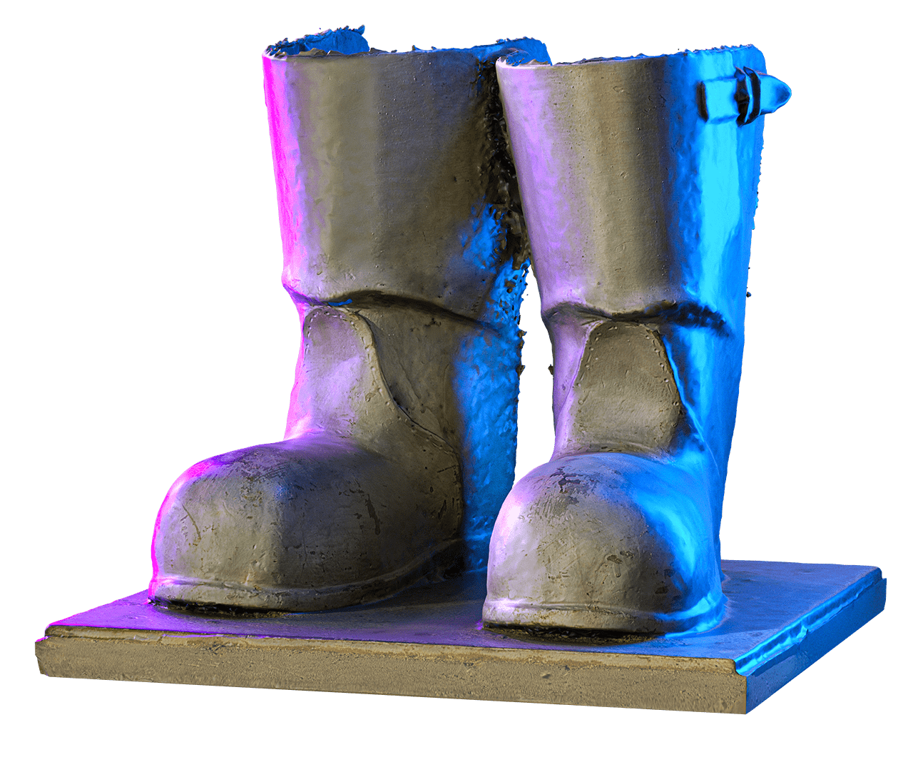 Памятник сапогам первопроходцев-строителей, республика Коми, Сыктывкар