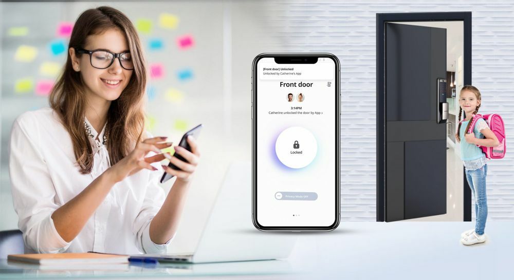 Умный электронный замок Samsung SHP-DP609 для Дверей Будущего