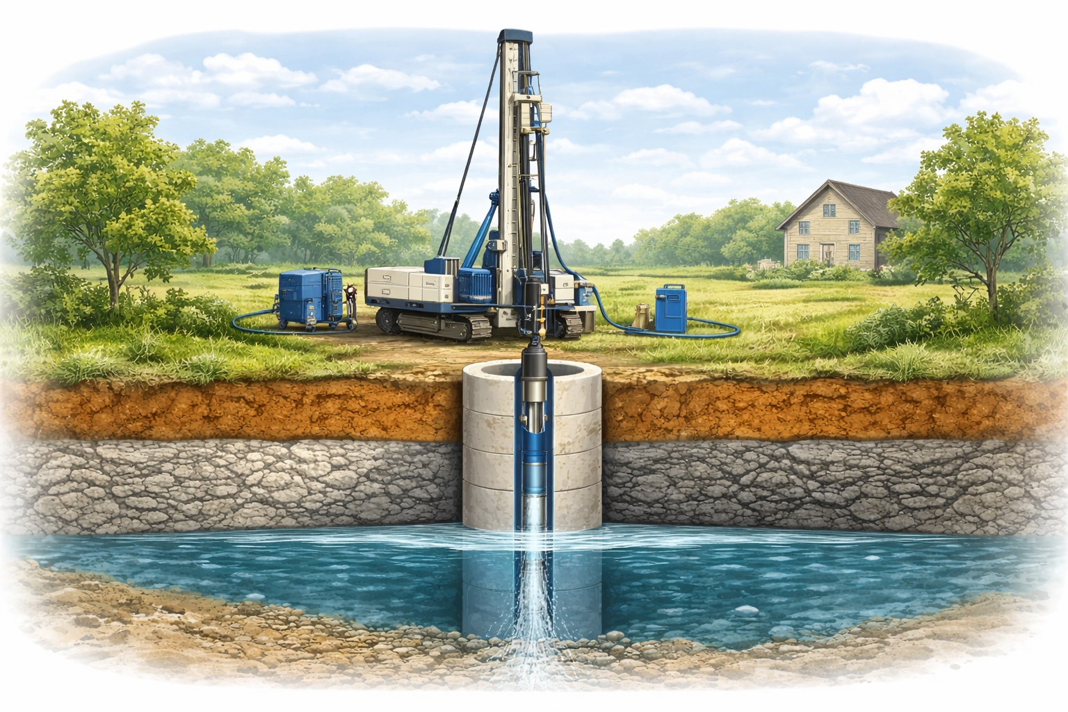 Колодец во дворе