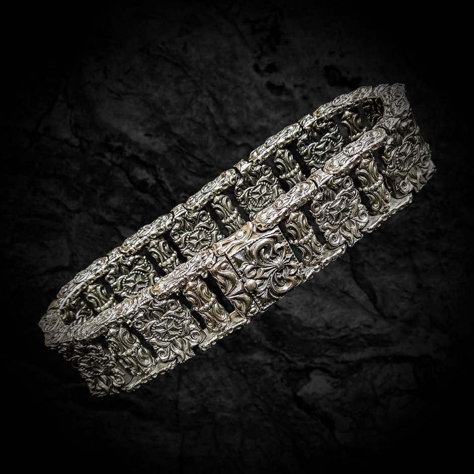 серебряный браслет мужской, широкий серебряный браслет мужской, мужской серебряный браслет
