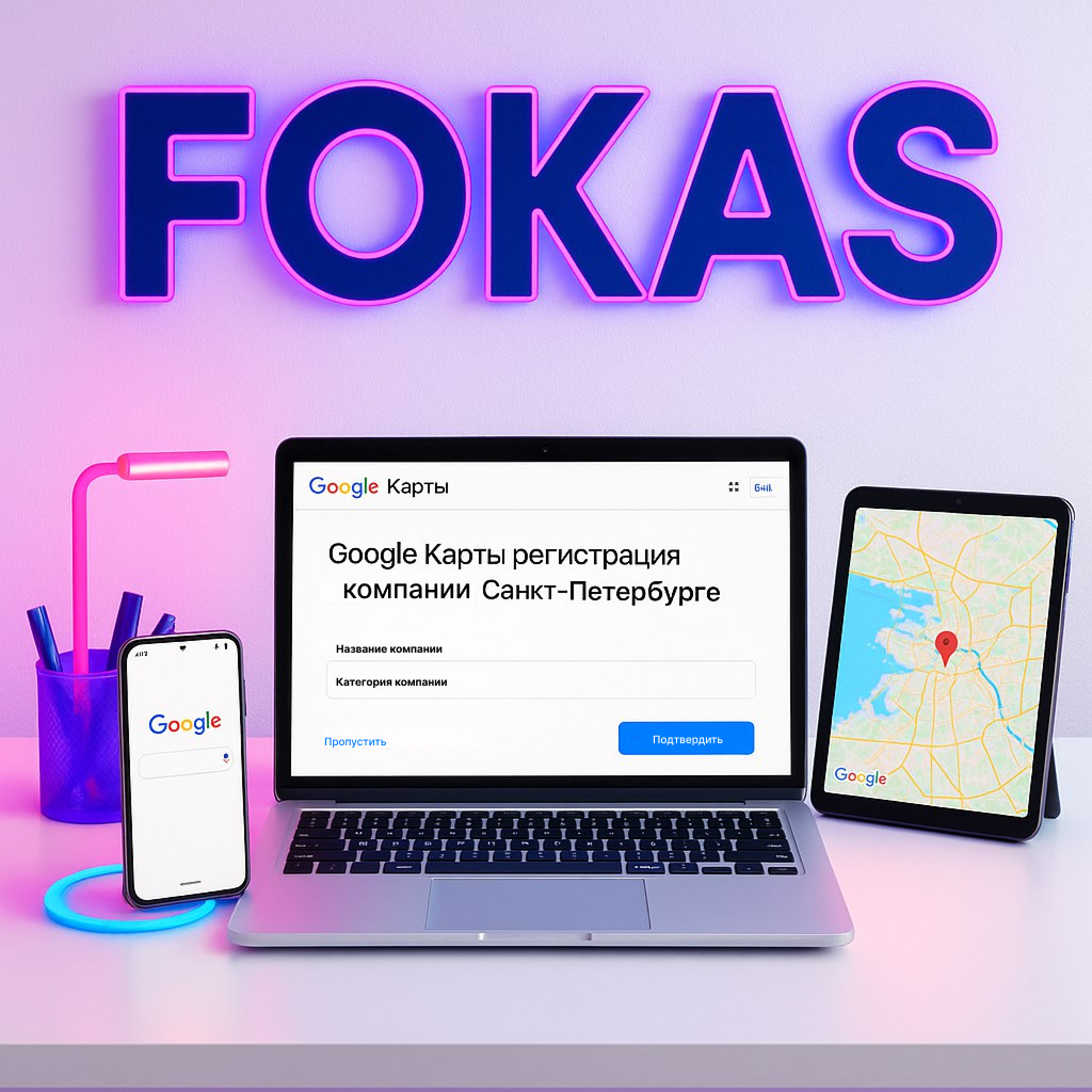 Регистрация компании в Google Картах в Санкт-Петербурге