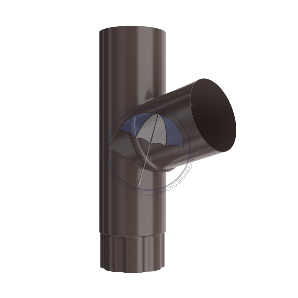 Купить тройник трубы косой ?100 Umbrella-system в Москве