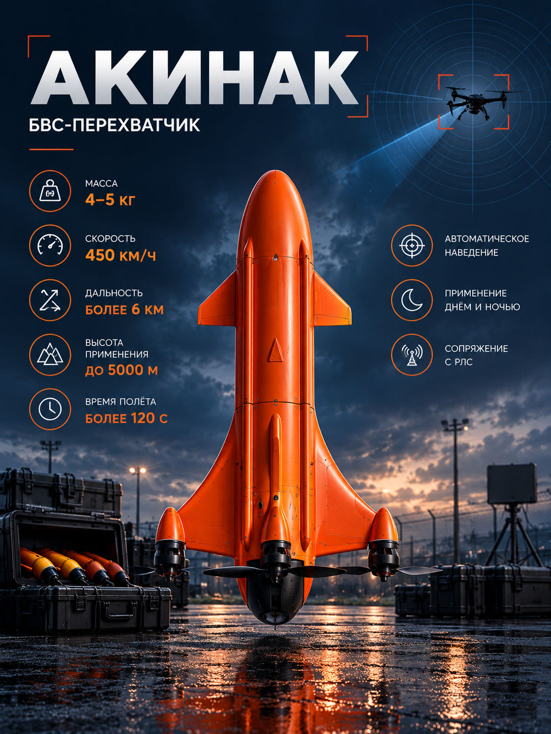 БВС-перехватчик «АКИНАК»