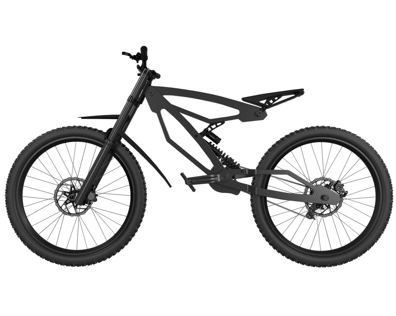 Велобайк монорама профиль