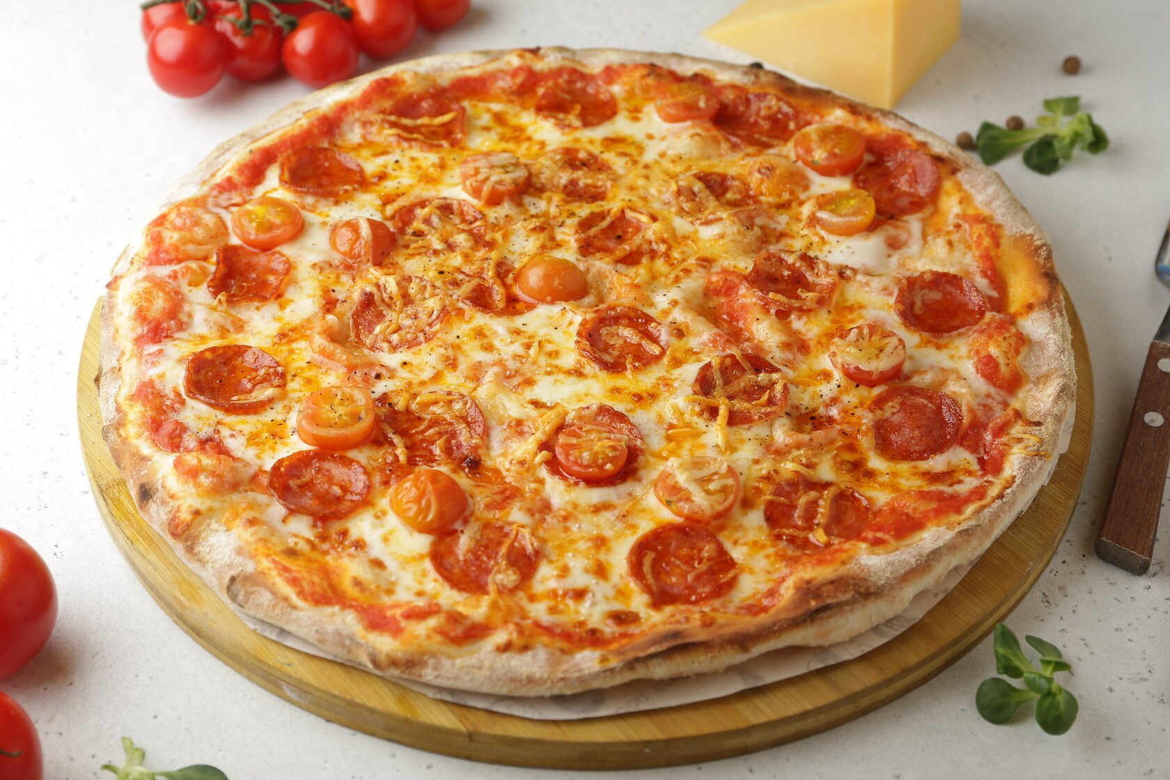 сколько калорий в одном куске пиццы пепперони фото 85