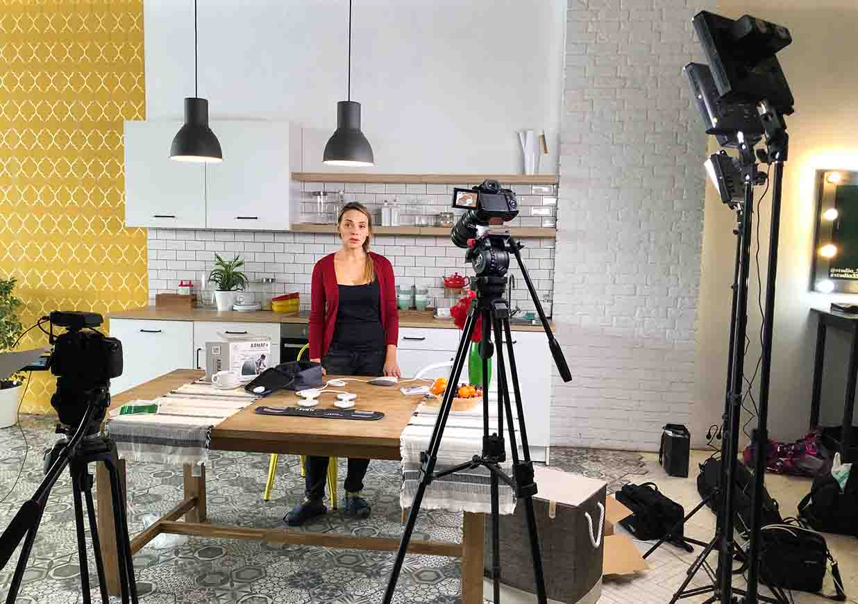 Снять видеоблог