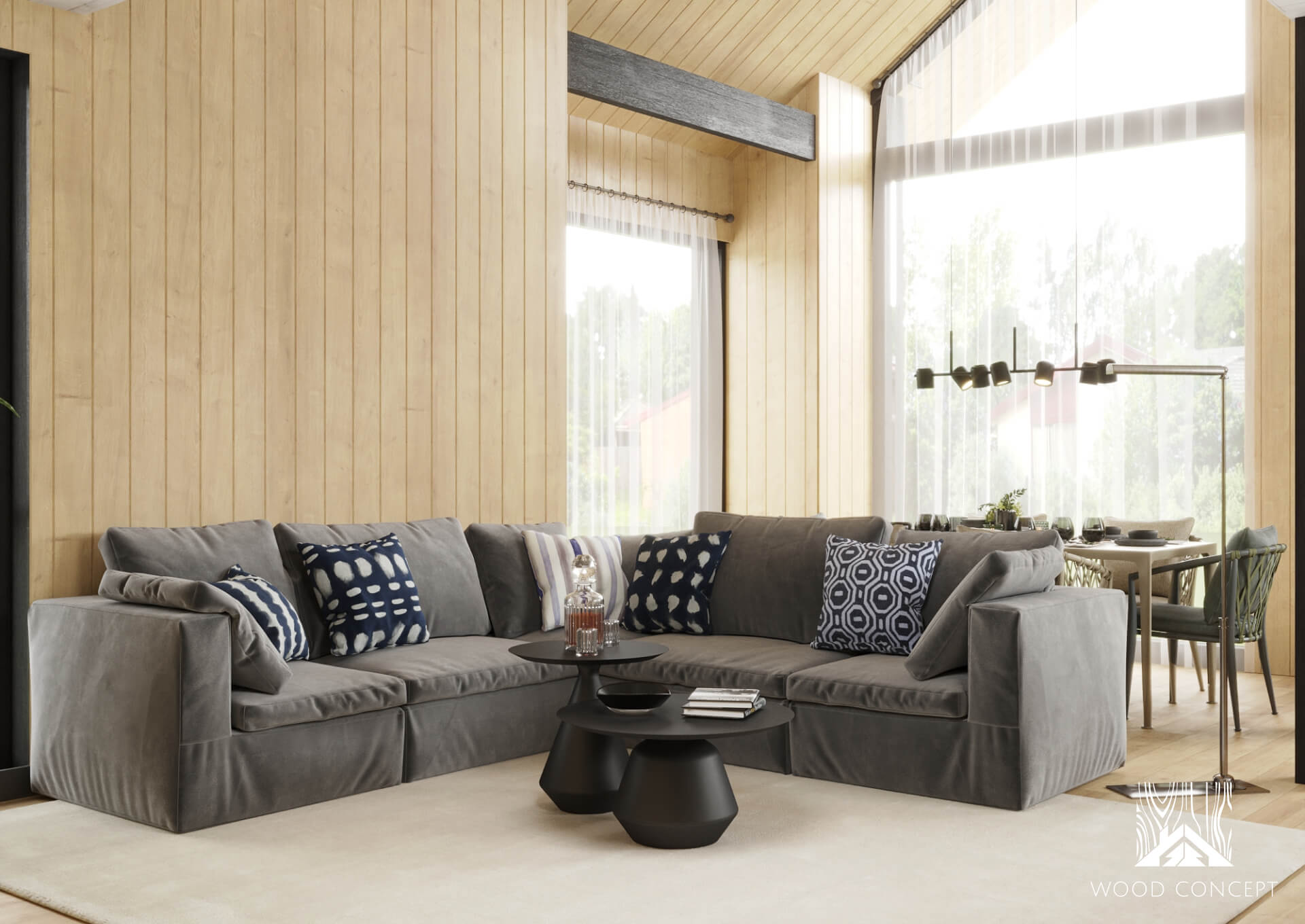 Дом из клееного бруса под ключ