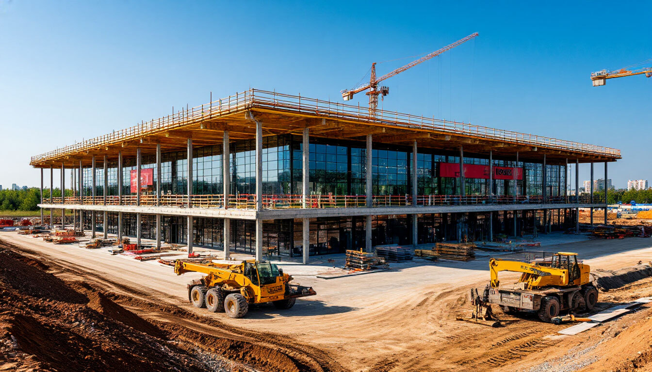 Строительство Торгового центра