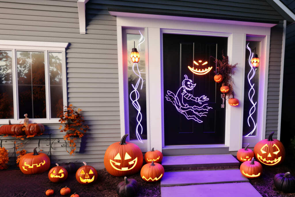 Как красиво оформить дом на Хэллоуин: 25 интересных идей