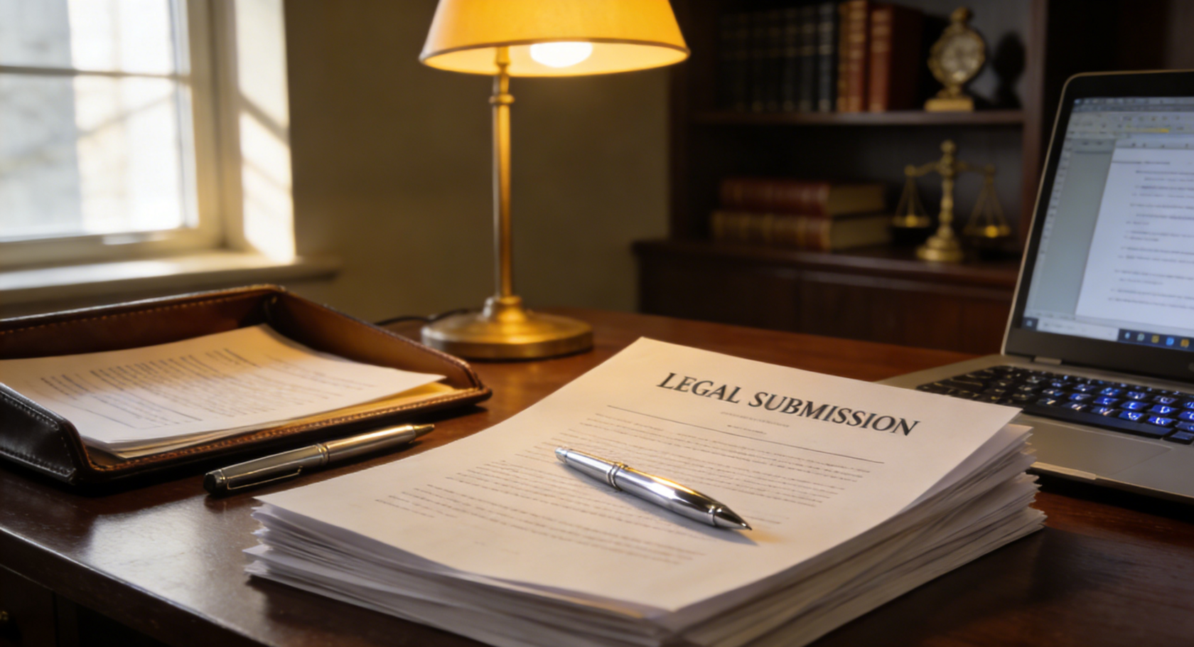 attorneys reviewing corporate case