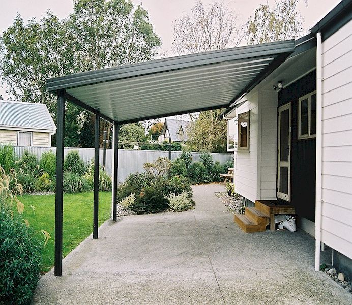 Навесы односкатные