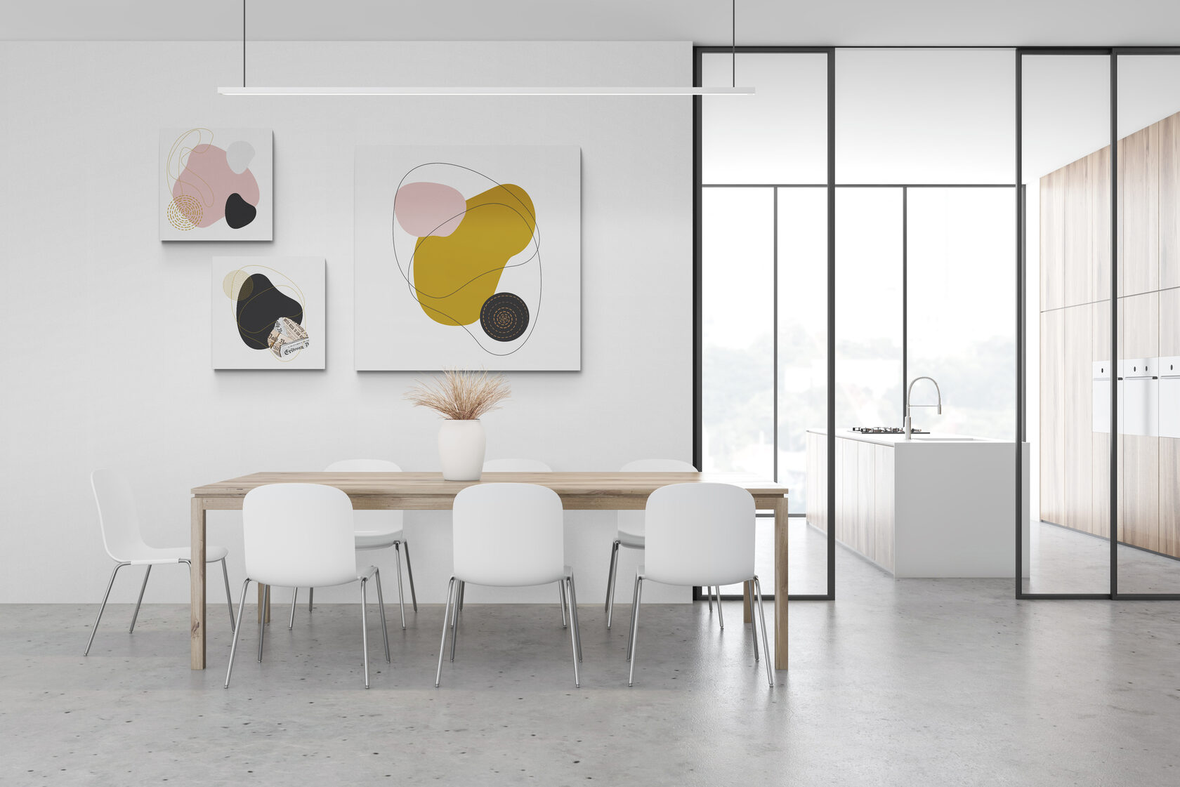 VISUAL acoustic // Шумопоглощение в столовой