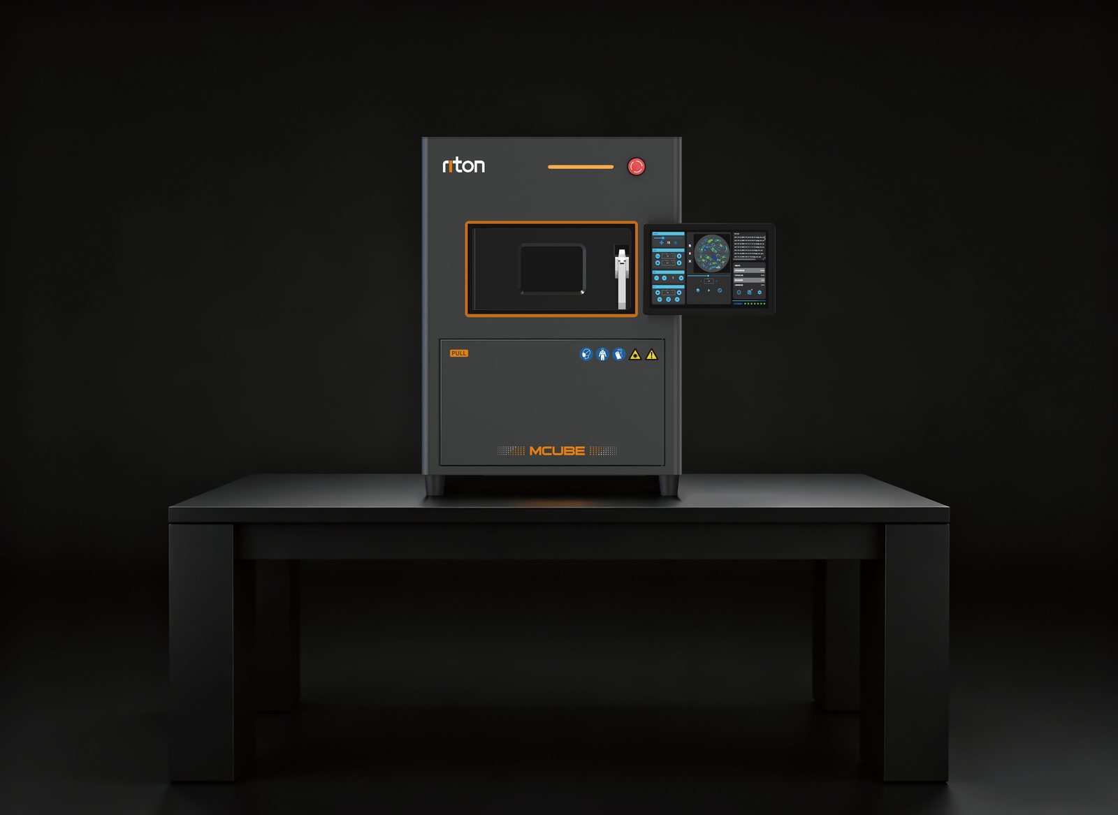 Настольный 3D-принтер по металлу Riton MCUBE на столе