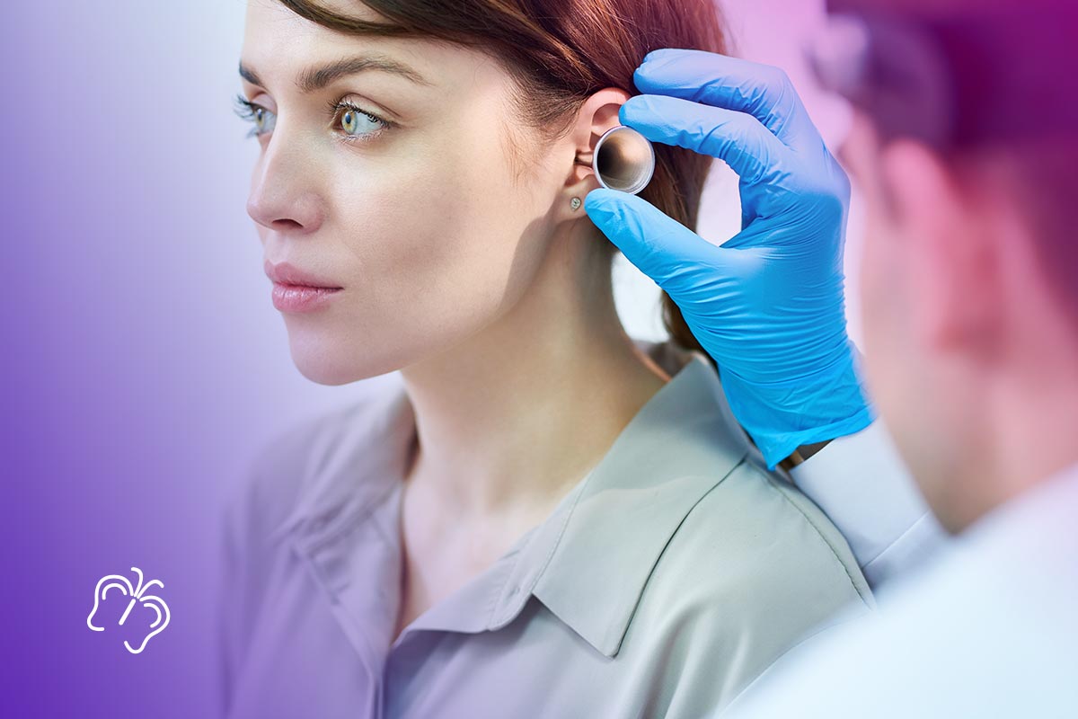 Подбор слухового аппарата, обследование уха