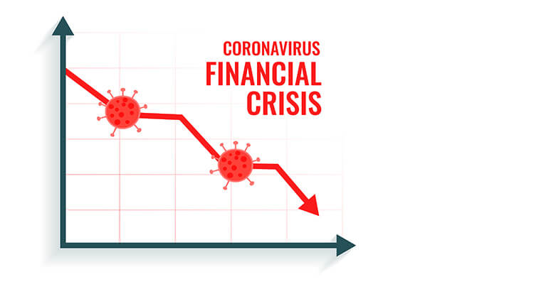нисходящий график коронавирус