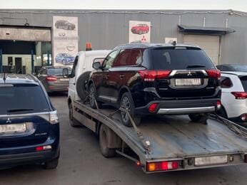 Mitsuishi Outlander 3 эвакуатор в техцентр Акпп-Сервис на ремонт вариатора