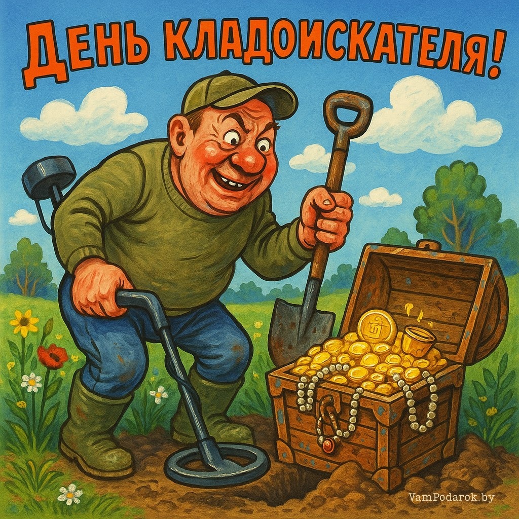23 мая - День кладоискателя – открытка