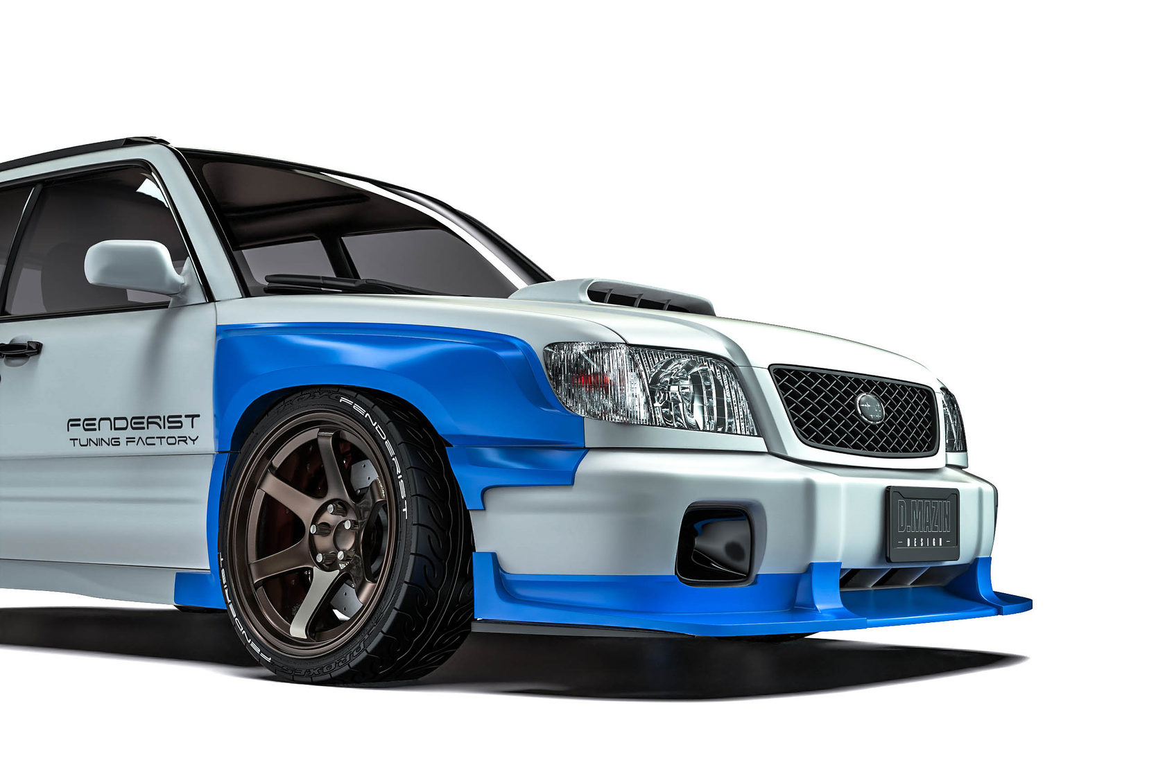 Front splitter SUBARU FORESTER SF5/9 99-01