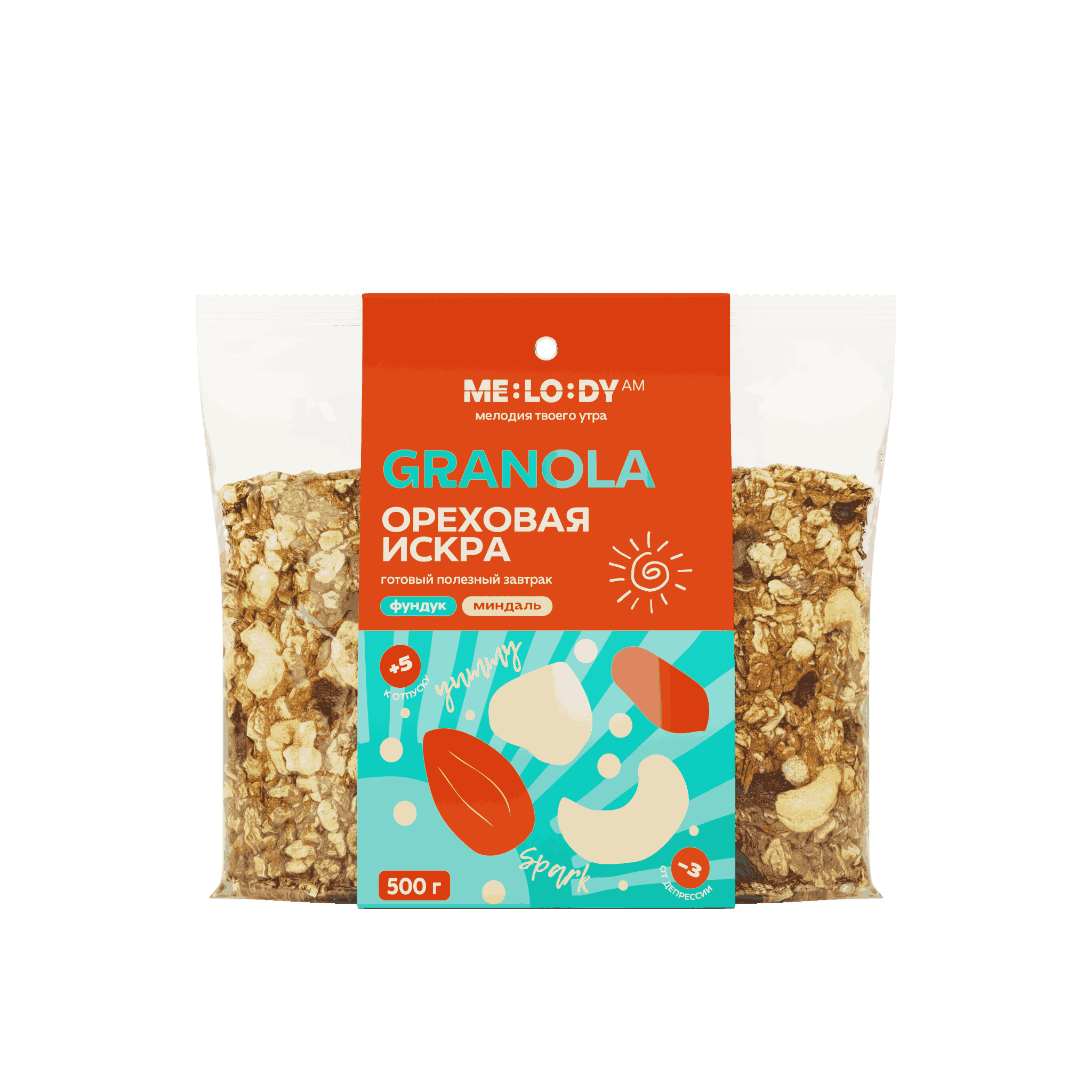 Ореховая гранола ME:LO:DY am Ореховая искра