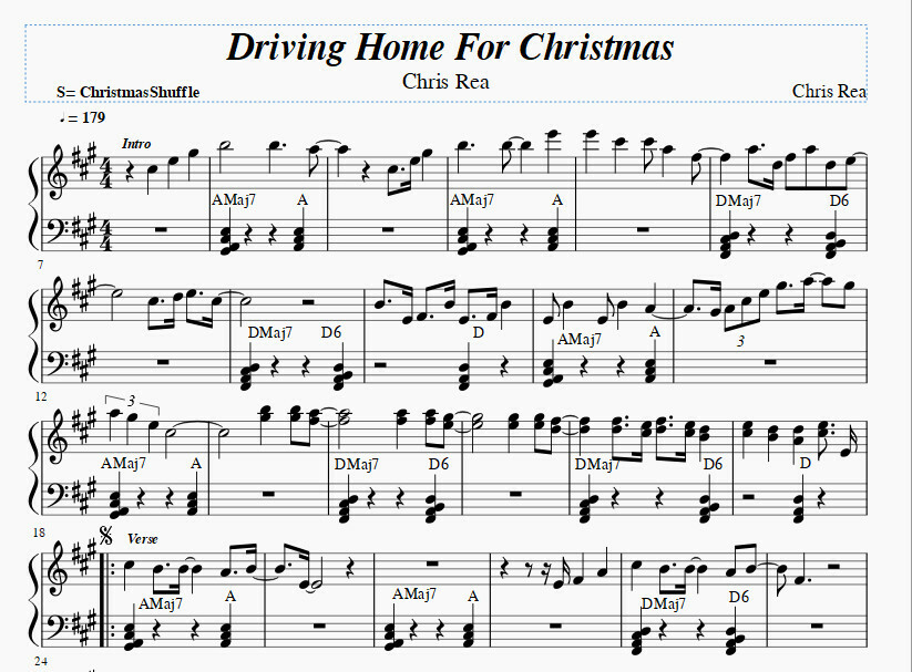 Driving Home For Christmas