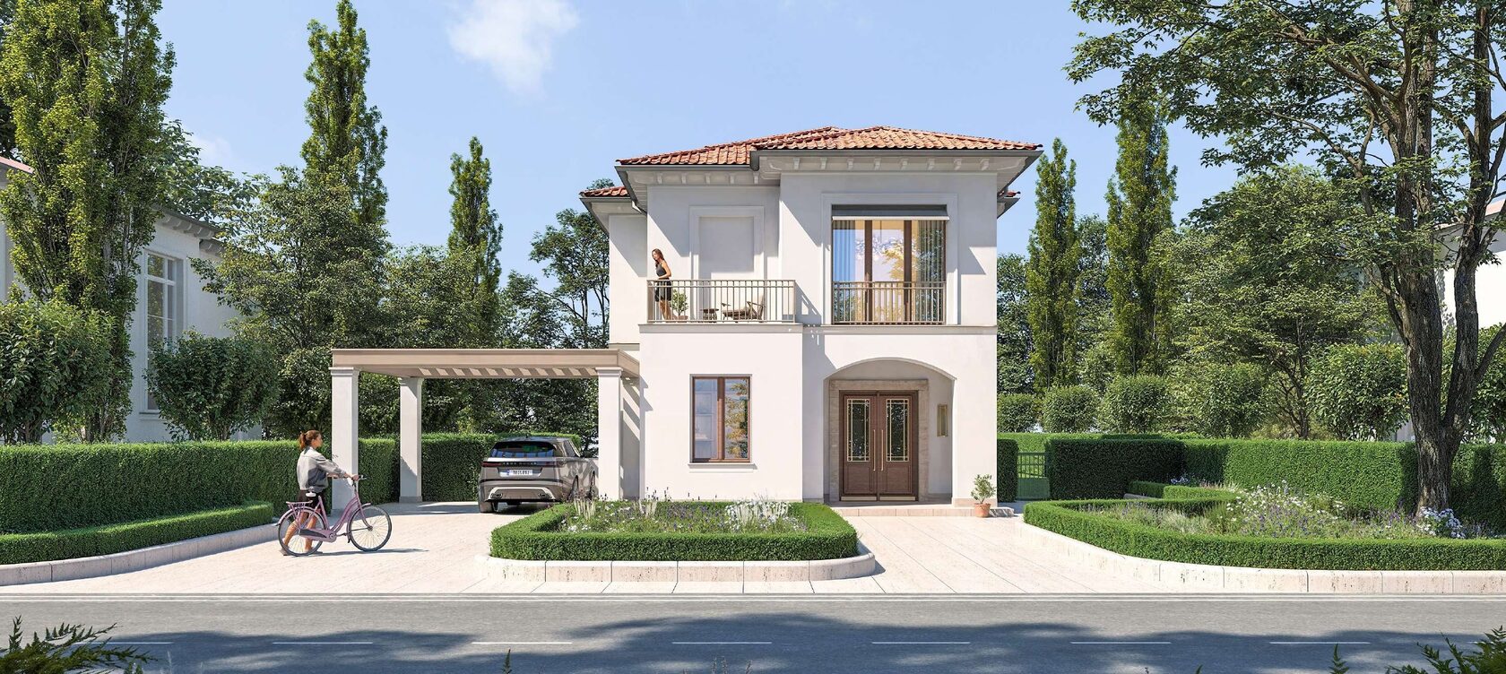 Вилла Bloom в проекте Набережная Тбилиси (Tbilisi Waterfront) — визуализация проекта.