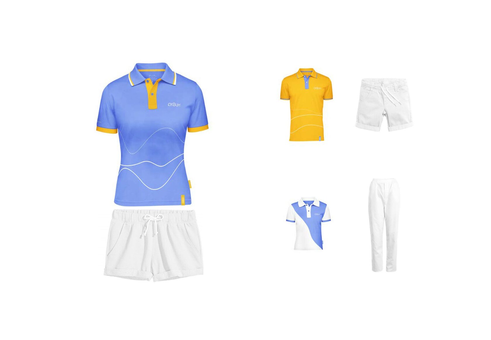 комплект фирменной одежды для тренеров бассейна