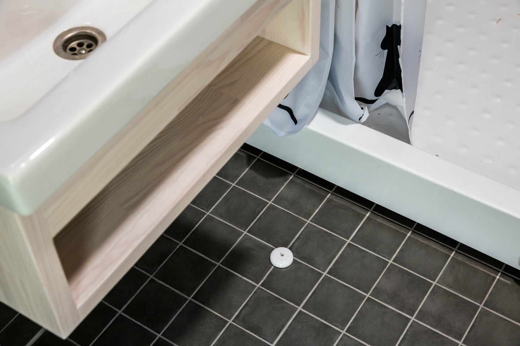 Датчик протечки в реализованной системе Lucky Home