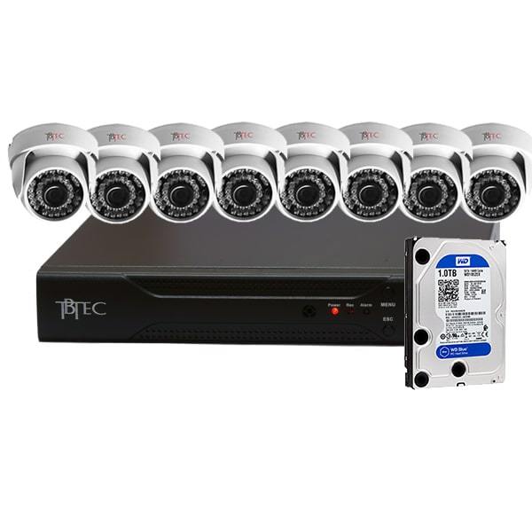 Комплект видеонаблюдения "HD8 Купольная"