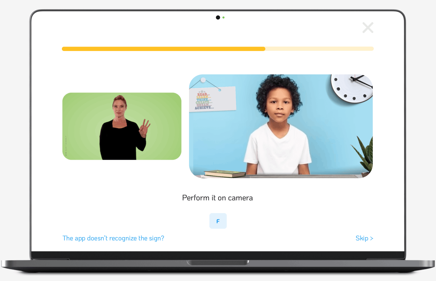 SLAIT School Learn American Sign Language with AI tutor 24/7