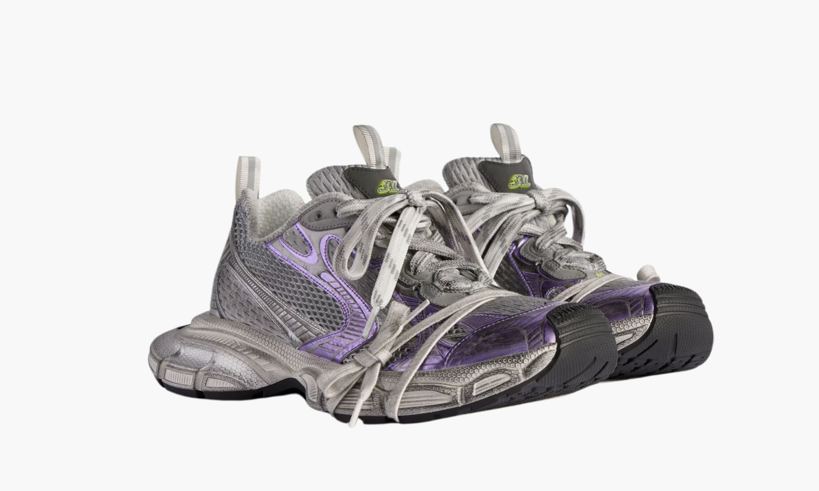 Купить Balenciaga 3XL Sneaker Grey Purple - 100% оригинал