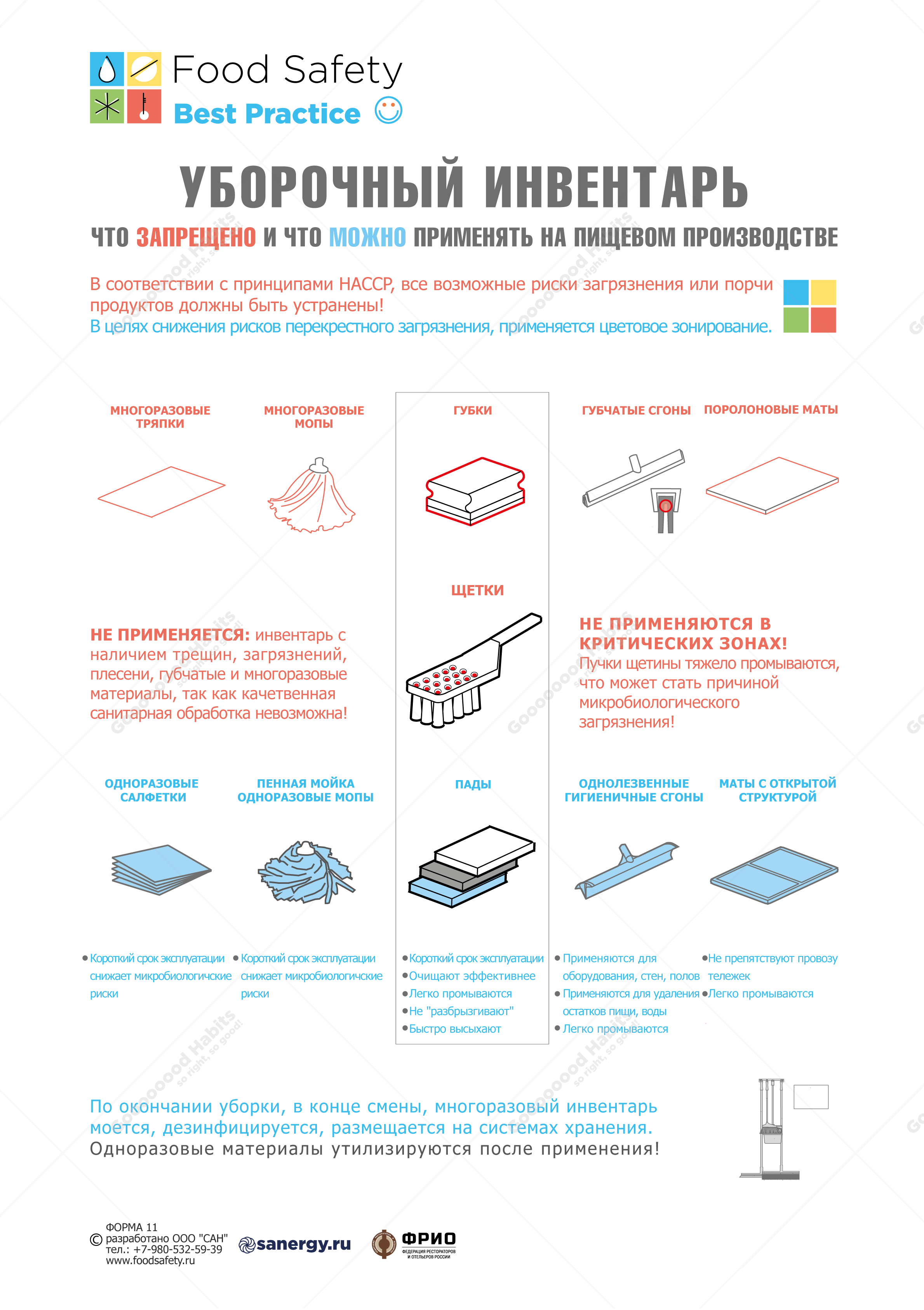 Какой инвентарь. Порядок обработки уборочного инвентаря. Какой инвентарь запрещено использовать на производстве. Food Safety уборочный инвентарь. Инструкция по применению уборочного инвентаря.