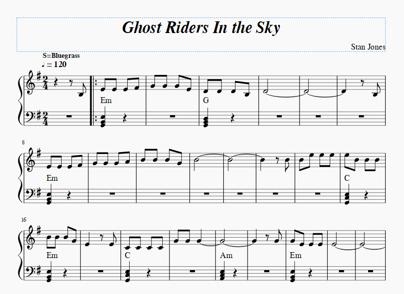 Ghost Riders In the Sky 
