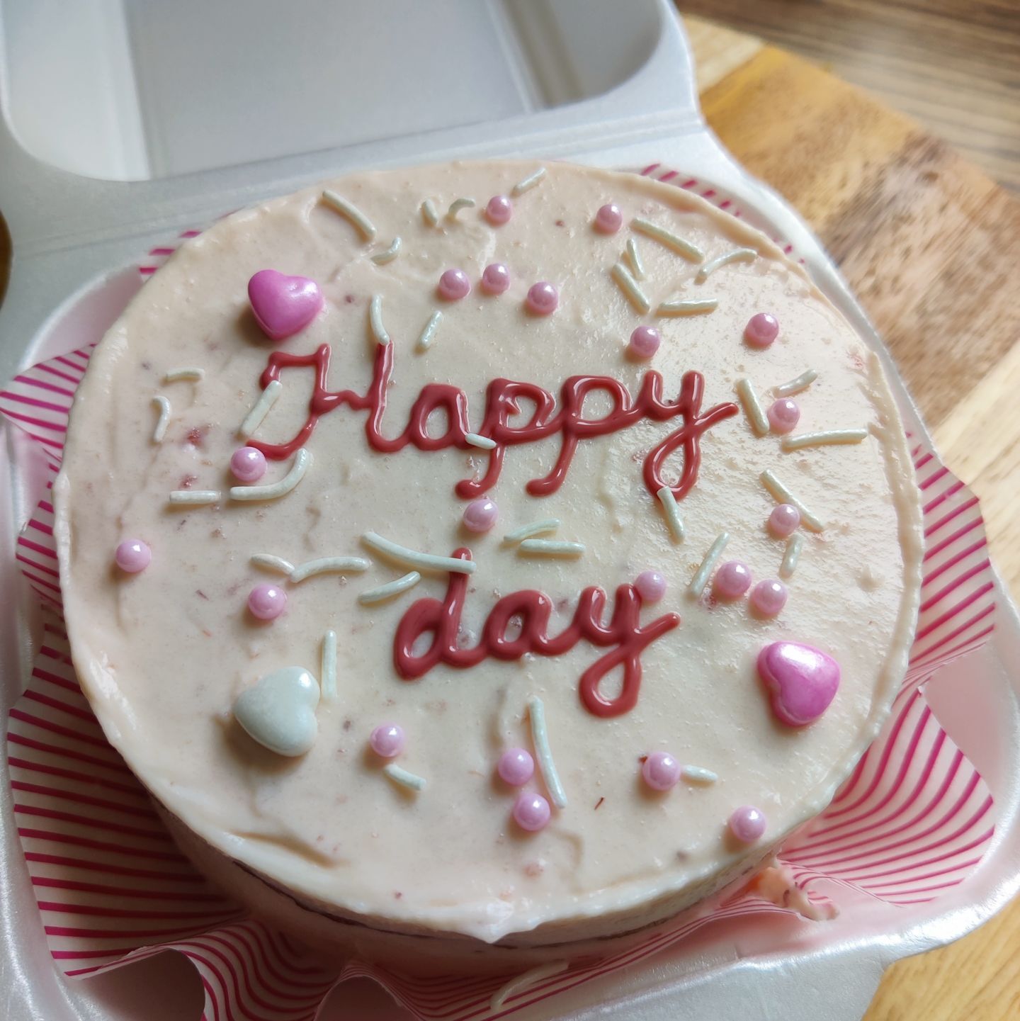 Bento torta s personalizovaným nápisom