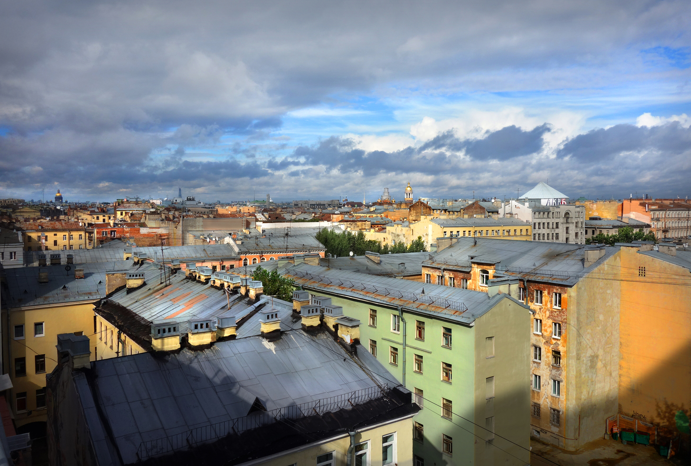 Фото на крышах петербурга