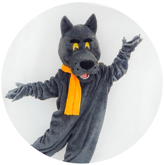 Аниматор волк Москве