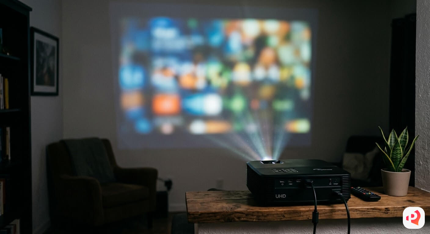 проектор мылит, размытое изображение, резкость проектора