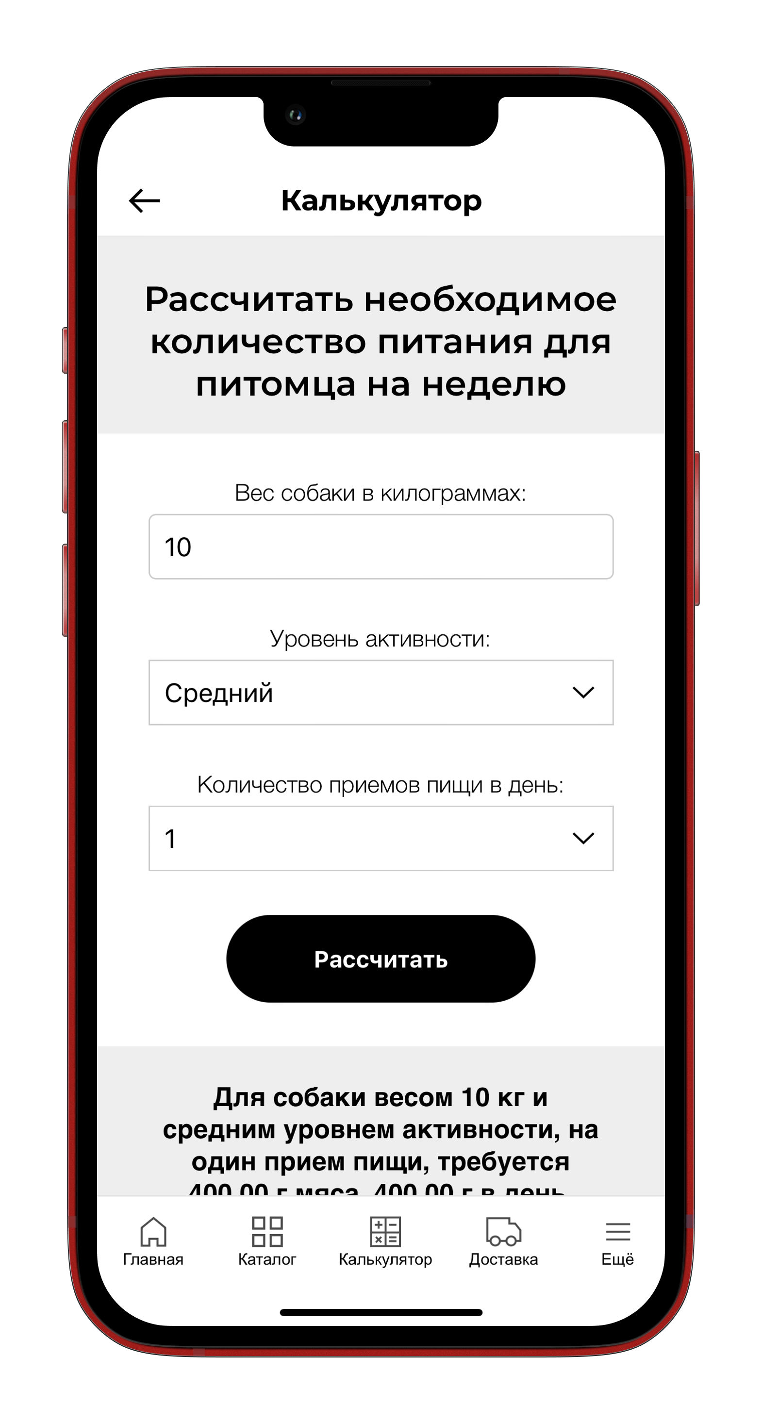 Мобильное web-приложение Митфор