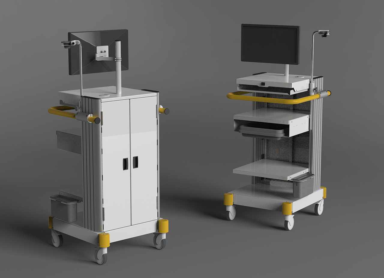 Проектирование и выпуск КД для изготовления красивой медицинской эндоскопической стойки ЭндоСтарс