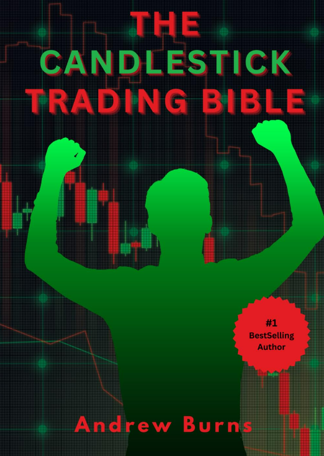 Cover of the trading book ‘The Candlestick Trading Bible’ by Andrew Burns