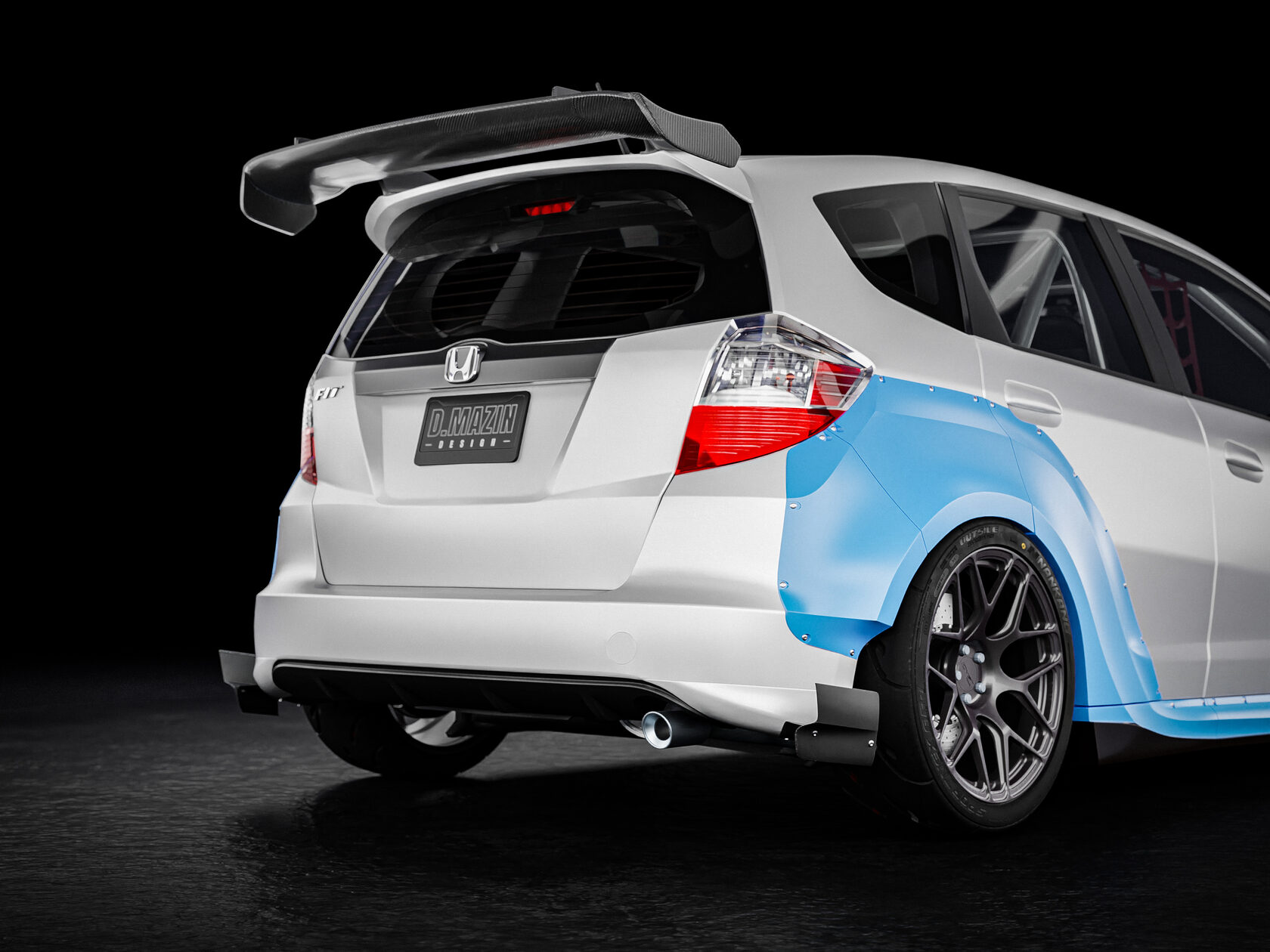 FENDERIST SPEC S FULL FENDER FLARES SET / WIDE BODY KIT HONDA FIT