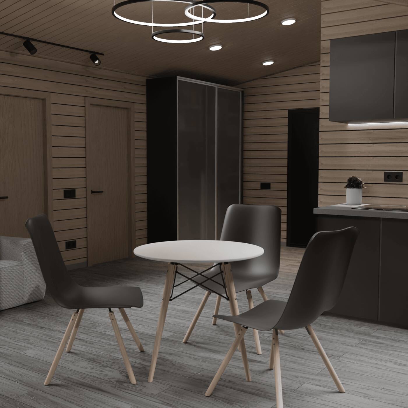 Каркасный дом Ковчег 51+15, 66 м², кадр 3 со сдачи объекта