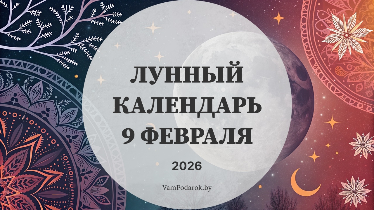 Лунный календарь на 9 февраля 2026 года